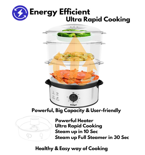 Energy Efficient Steamer