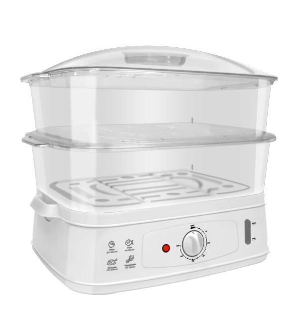 20L Food steamer in white